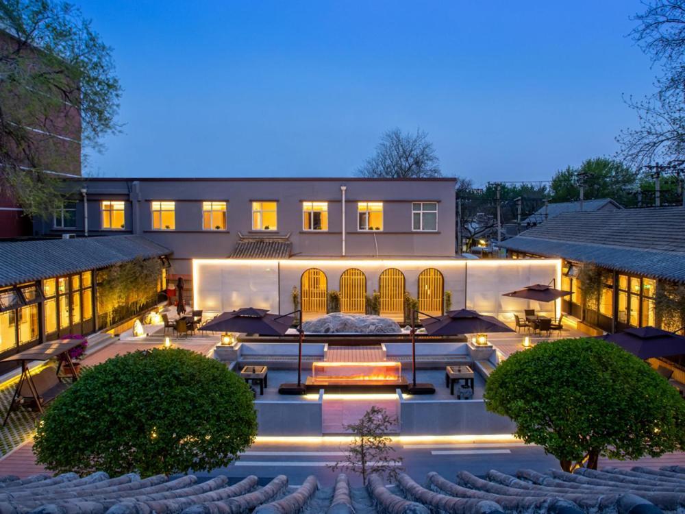 Yunju Hotel Beijing Yonghe Palace Guijie Siheyuan Exteriér fotografie